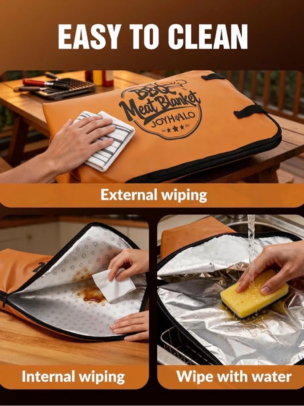 Insulated BBQ Meat Carry Bag